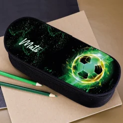 Fußball Federmäppchen mit Name
