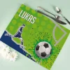 Fußball Platzdeckchen aus Stoff mit Ihrem Wunschnamen bedruckt