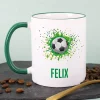 Fußball - Tasse mit Name