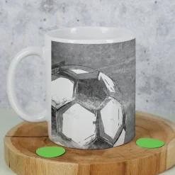 Fußball Tasse mit Namensaufdruck