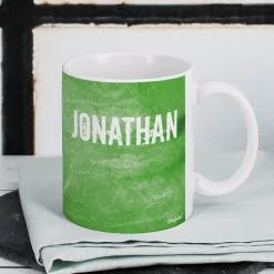 Fußball Tasse mit Namensaufdruck