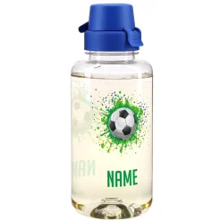 Fußball Trinkflasche mit Name 0,7 L