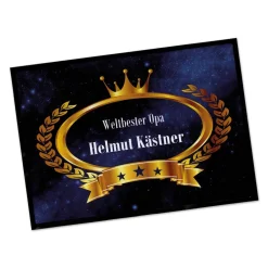 Fussmatte mit Krone für den oder die Besten...