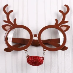 Gag-Brille Elch mit roter Nase