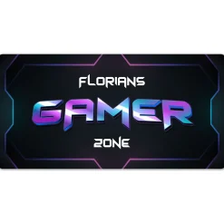 Gaming Mousepad XXL personalisierbar mit Name | Gamer Zone