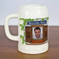 Ganz besonderer Fotobierkrug mit Wunschnamen