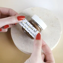 Gastgeschenk zum Geburtstag - 10er Set Nutella Gläschen mit passenden Aufklebern