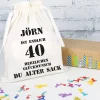 Geburtstags-Geschenksack zum 40. Geburtstag