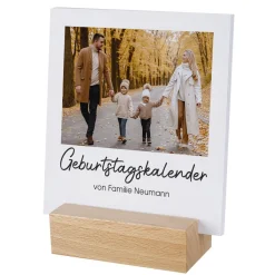 Geburtstagskalender für das ganze Jahr mit Ihren Fotos bedruckt