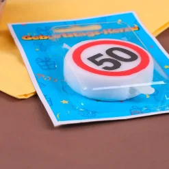 Geburtstagskerze zum 50. für Torten