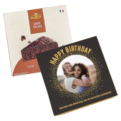 Geburtstagskuchen mit Foto und Wunschtext personalisiert | Happy Birthday Motiv