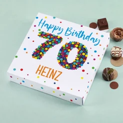 Geburtstagspralinen von Lindt zum 70. Geburtstag
