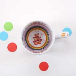 Geburtstagstasse mit Name, Alter und Geburtstagsmotiv innen