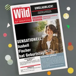 Geburtstagszeitung mit eigenen Fotos & Texten - Personalisierte Zeitung zum Geburtstag