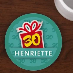 Gefüllte Geschenkbox zum 30. Geburtstag