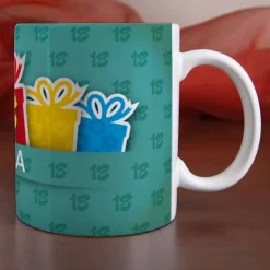 Gefüllte Geschenkbox zum 18. Geburtstag