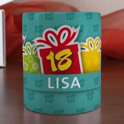 Gefüllte Geschenkbox zum 18. Geburtstag