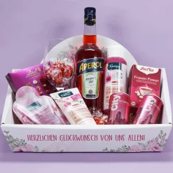 Gefüllter Geschenkkorb für Frauen