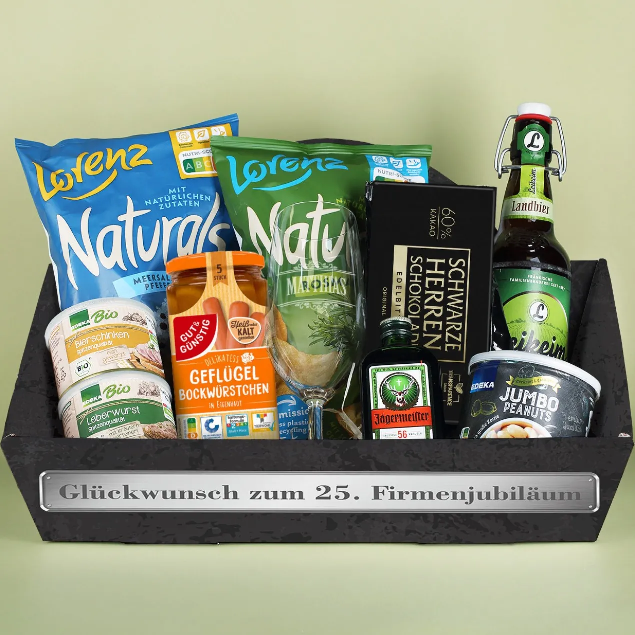 Gefüllter Geschenkkorb für Männer