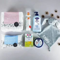 Gefüllter Geschenkkorb zur Geburt - ein rundum perfektes Geschenk