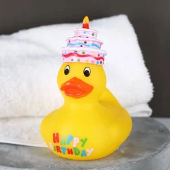 Gelbe Quietsche-Ente - Happy Birthday