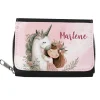 Geldbörse mit Einhorn & Blumenmädchen und Wunschname personalisiert
