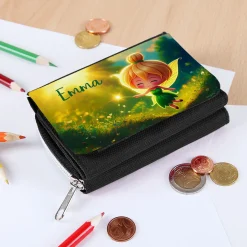Geldbörse mit Fee und Wunschname personalisiert