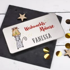 Geldgeschenk - flache Geschenkdose für Weihnachtsmäuse