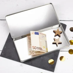 Geldgeschenk - flache Geschenkdose für Weihnachtsmäuse