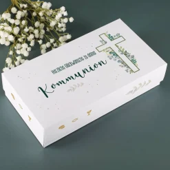 Geldgeschenk zur Kommunion, Explosionsbox mit Ihrem Text