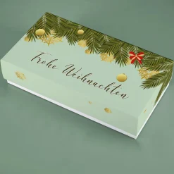 Geldgeschenk zu Weihnachten - Überraschungsbox mit persönlichem Aufdruck