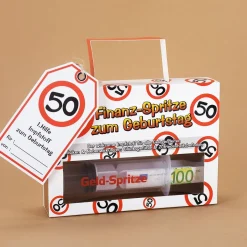 Geld-Spritze zum 50. Geburtstag