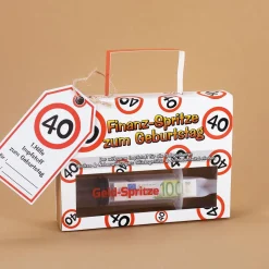 Geld-Spritze zum 40. Geburtstag