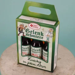 Gelenkschmiere - Likörbox für den Ruhestand