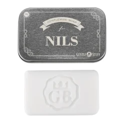 Gentleman Seife in gravierter Metall-Geschenkdose, 80g