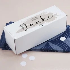 Geschenkbox als Dankeschön mit Aufdruck | Einfach mal Danke sagen