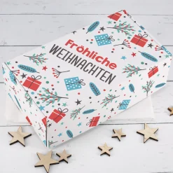Geschenkboxen für Weihnachten in 3 Größen | Geschenkverpackung Box für Weihnachtsgeschenke