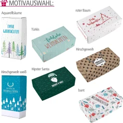 Geschenkboxen für Weihnachten in 3 Größen | Geschenkverpackung Box für Weihnachtsgeschenke