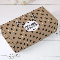 Geschenkboxen für Weihnachten in 3 Größen | Geschenkverpackung Box für Weihnachtsgeschenke