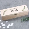 Geschenkbox für Kerzen - mit Zweigen, Wunschtext & Name bedruckt