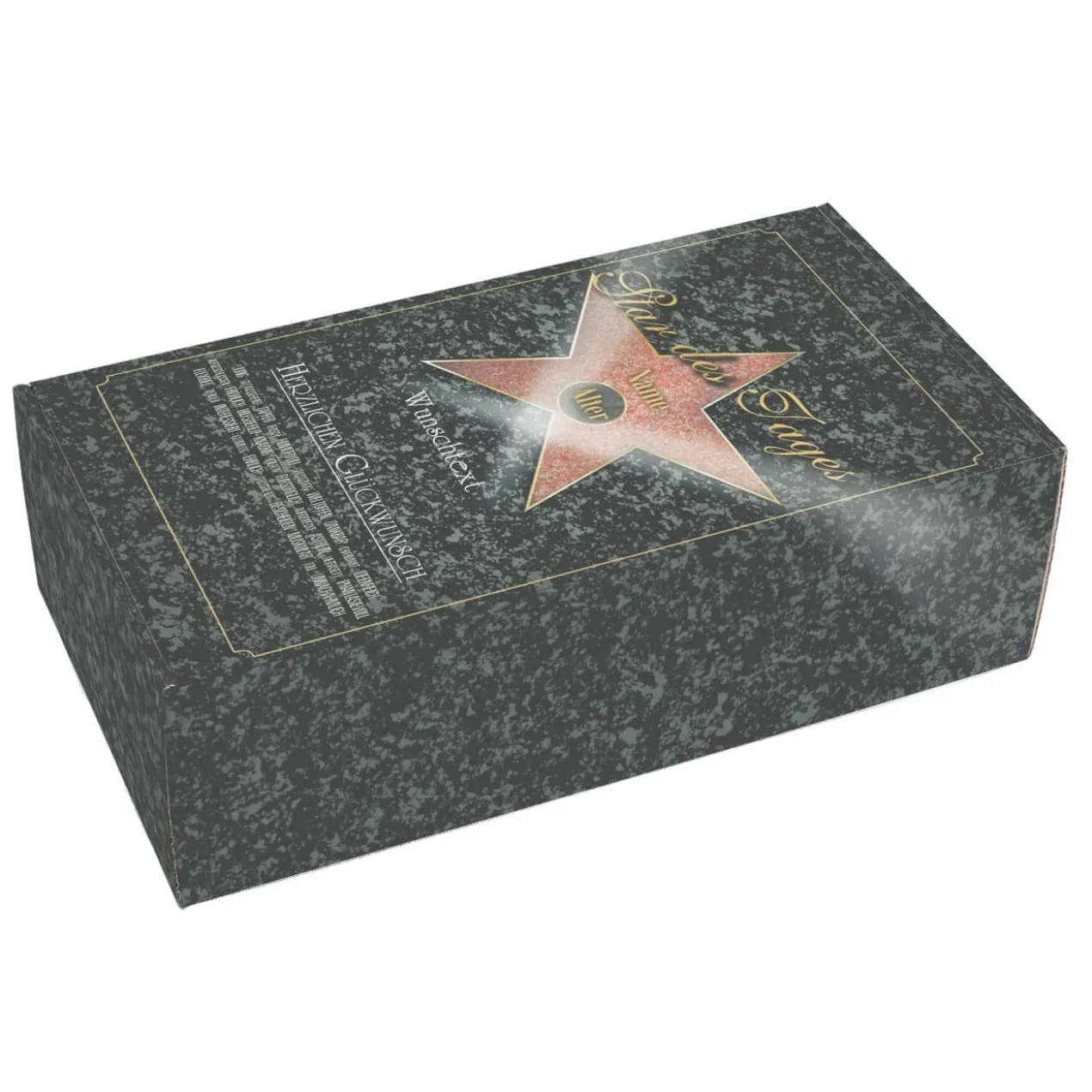 Geschenkbox zum Geburtstag für den Star des Tages