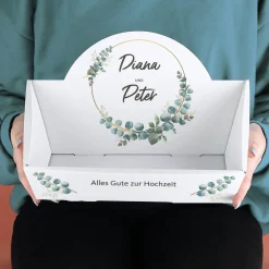 Geschenkkorb - Eukalyptus - für Hochzeitsgeschenke, 2 Größen wählbar