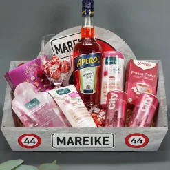 Geschenkkorb zum Geburtstag - Verkehrszeichen - mit verschiedenen Füllungen