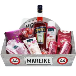 Geschenkkorb zum Geburtstag - Verkehrszeichen - mit verschiedenen Füllungen