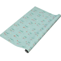Geschenkpapier mit zwei Zeilen Wunschtext