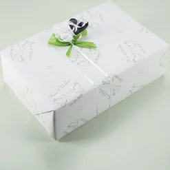 Geschenkpapier zur Hochzeit mit Taubenmotiv