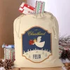 Geschenksack vom Christkind mit Ihrem Wunschnamen bedruckt