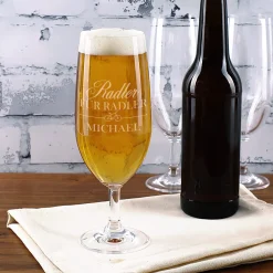 Geschenkset 'Ein Radler' personalisiert mit Name und Text mit Gösser, Bierglas & Geschenkbox