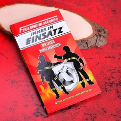 Geschenkset - Feuerwehr im Einsatz mit Löschmittel