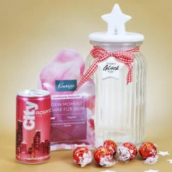 Geschenkset für Frauen - Glück im Glas - in 2 verschiedenen Größen